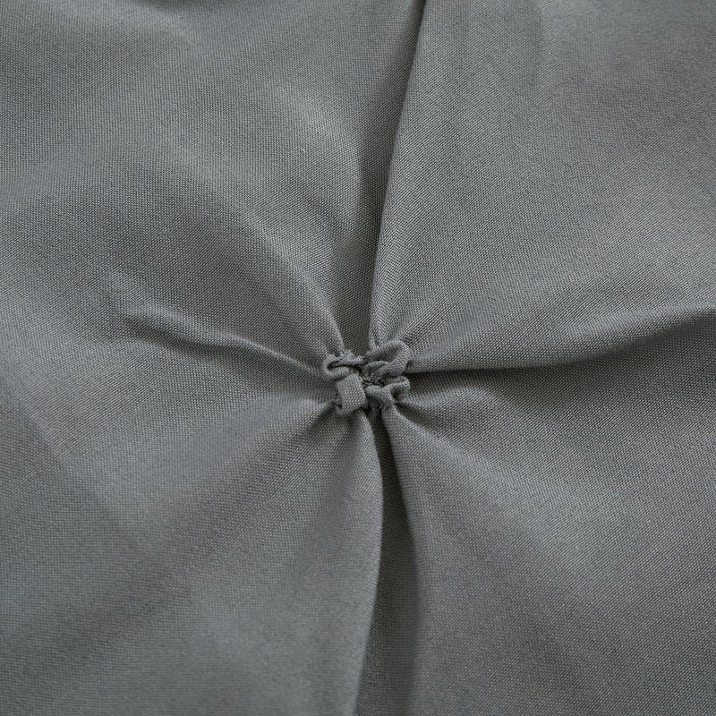 Vaulia Lightweight Soft Microfiber Pillow Shams, Well Crafted Pinch Pleat, King Size (20x36) Grey Color 2 Pack - Image 4